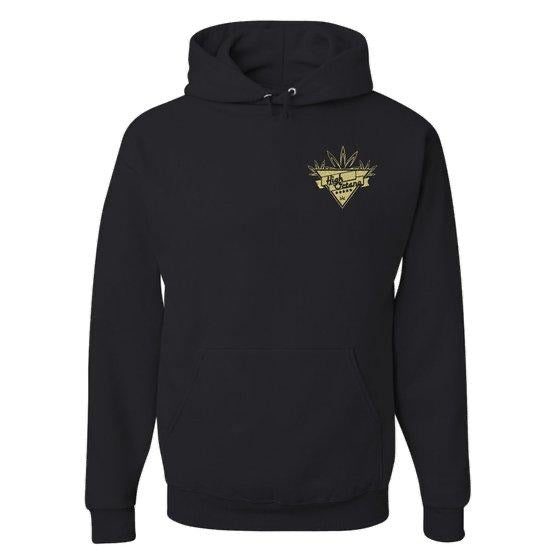 High Octane OG Crew Embroidered Hoodie - Black and Gold